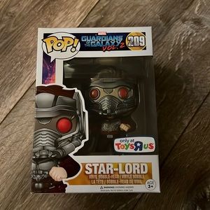 Funko Pop Guardians of the Galaxy Vol.2 Star-Lord #209, Toys R Us Exclusive